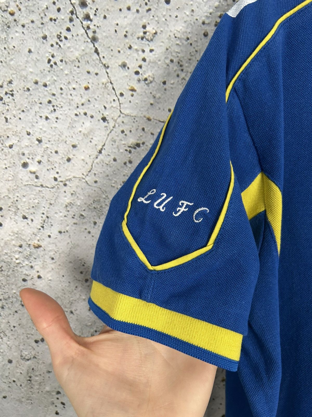 Macron Leeds United Macron Soccer Jersey Polo Tee Football Size US XXL / EU 58 / 5 - 4 Thumbnail