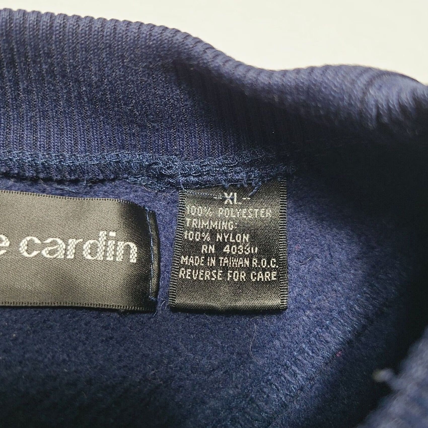 Pierre Cardin VINTAGE Pierre Cardin Pullover Long Sleeve Sweater Aztec Men's XL 90s Azul Blue Patterned Solid Logo Pockets Casual Workwear Mens Size US XL / EU 56 / 4 - 4 Thumbnail