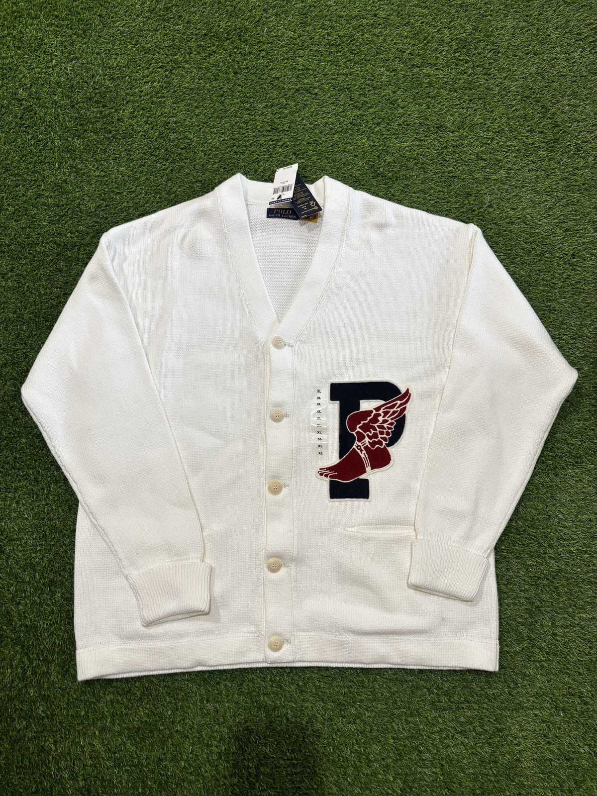 Polo Ralph Lauren Ralph Lauren Polo stadium P wing cardigan Size US XL / EU 56 / 4 - 1 Thumbnail