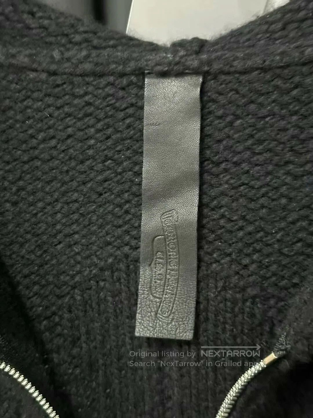 Chrome Hearts chrome hearts wool leather zip jacket coat. Size US L / EU 52-54 / 3 - 6 Thumbnail
