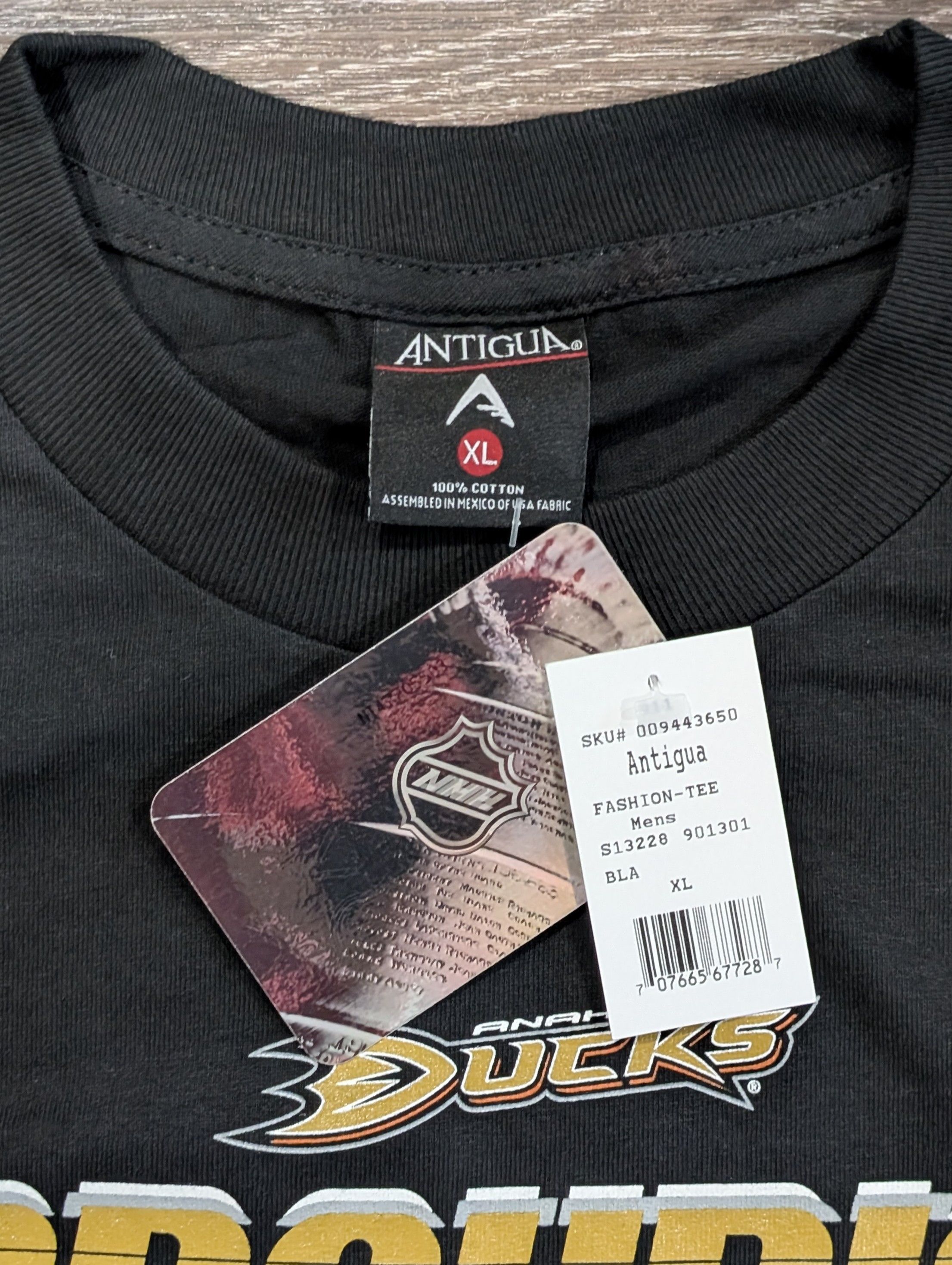 Antigua × NHL NWT Antigua NHL Anaheim Ducks Hockey t-shirt - SIZE XL Size US XL / EU 56 / 4 - 3 Thumbnail