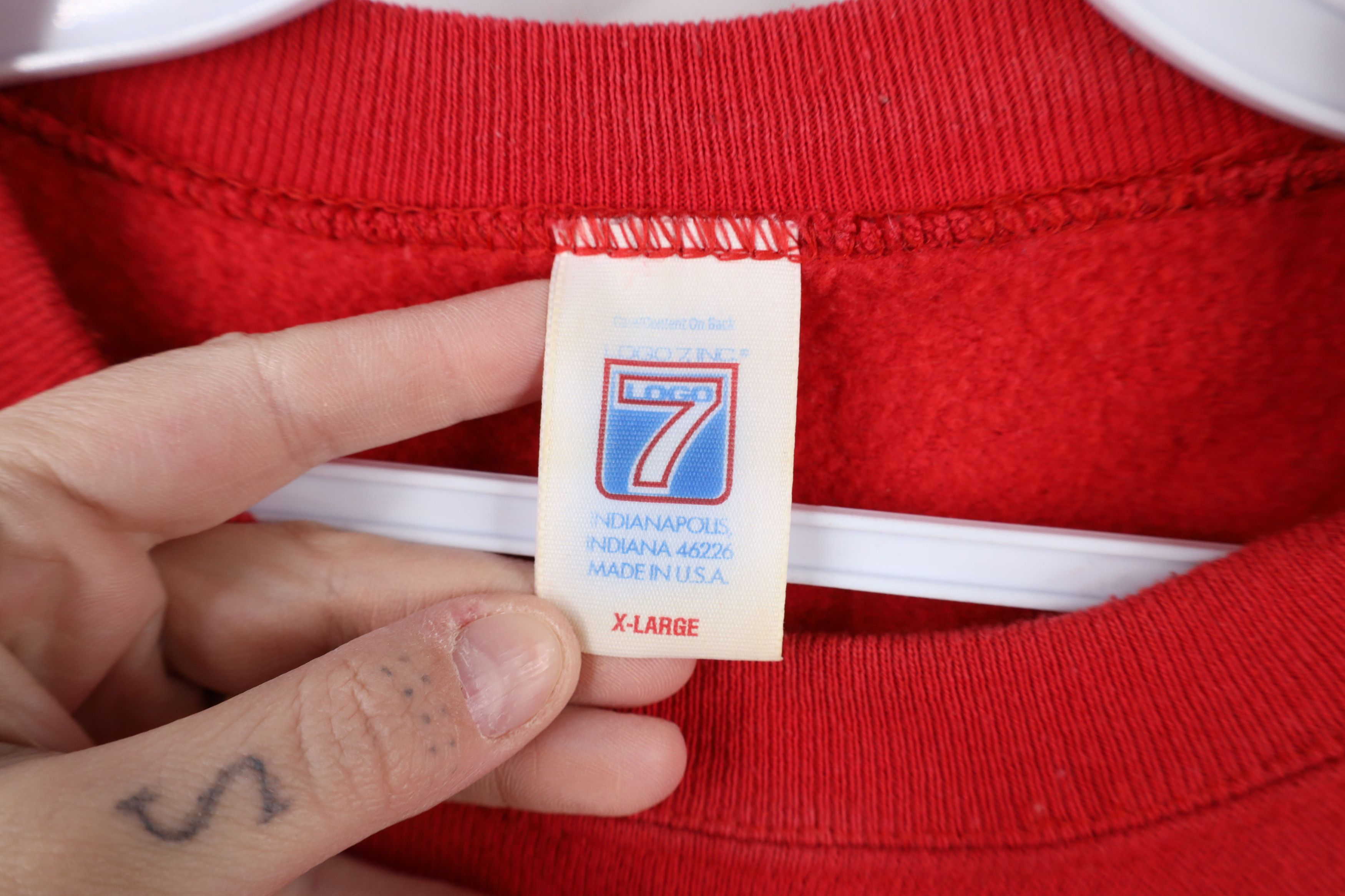 Vintage Vintage Champs Cincinnati Reds Baseball Sweatshirt USA Red Size US XL / EU 56 / 4 - 10 Thumbnail