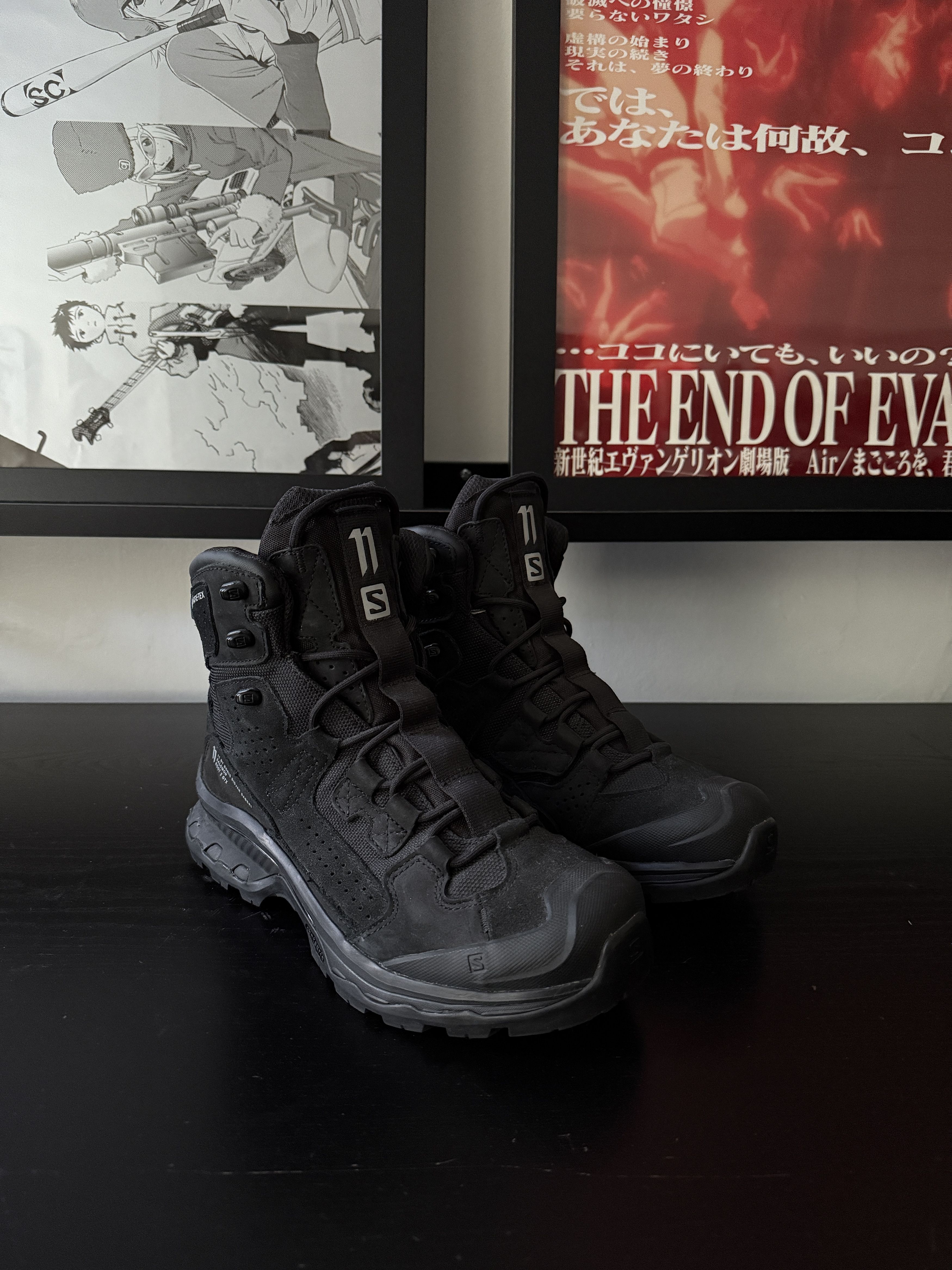 [11 by BBS×SALOMON] BOOT 2 GTX GREY US7 11 By BBS Salomon BOOT2 GTX Dirty Grey Hiking Boots