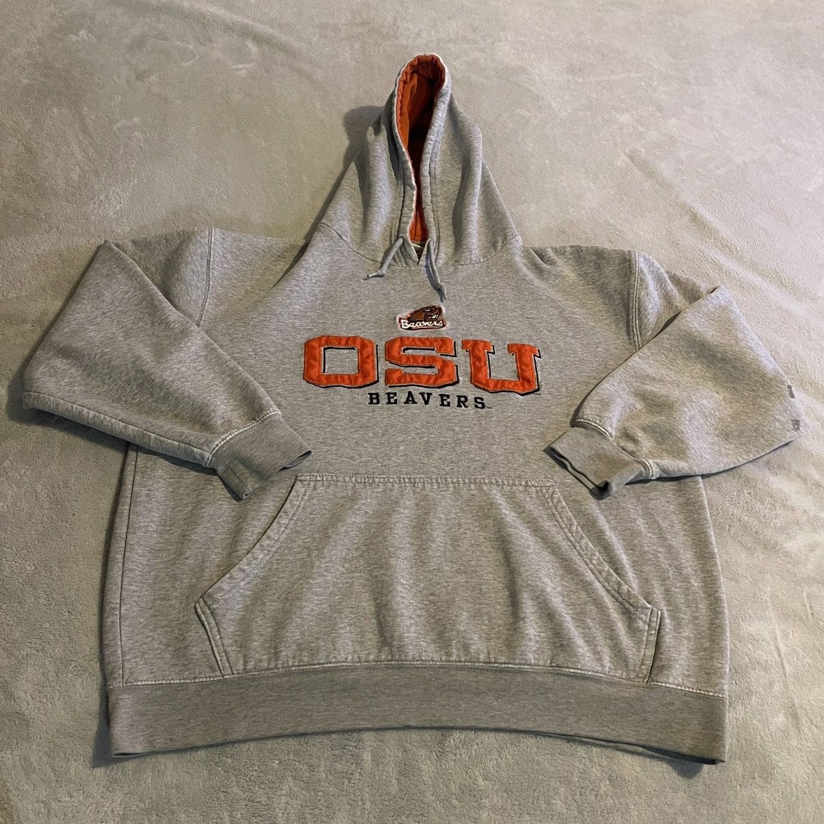 Pro Edge Vintage Y2K Oregon State University Beavers Hoodie Mens XL Size US XL / EU 56 / 4 - 1 Thumbnail