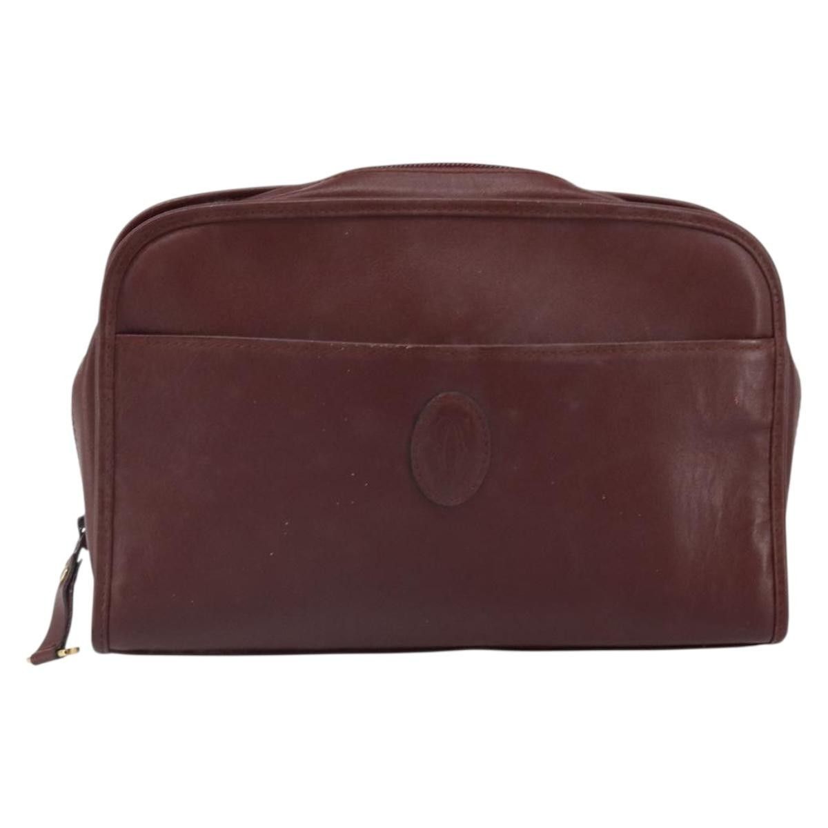 Cartier cartier Must de Cartier Clutch bag Leather Size ONE SIZE - 1 Thumbnail