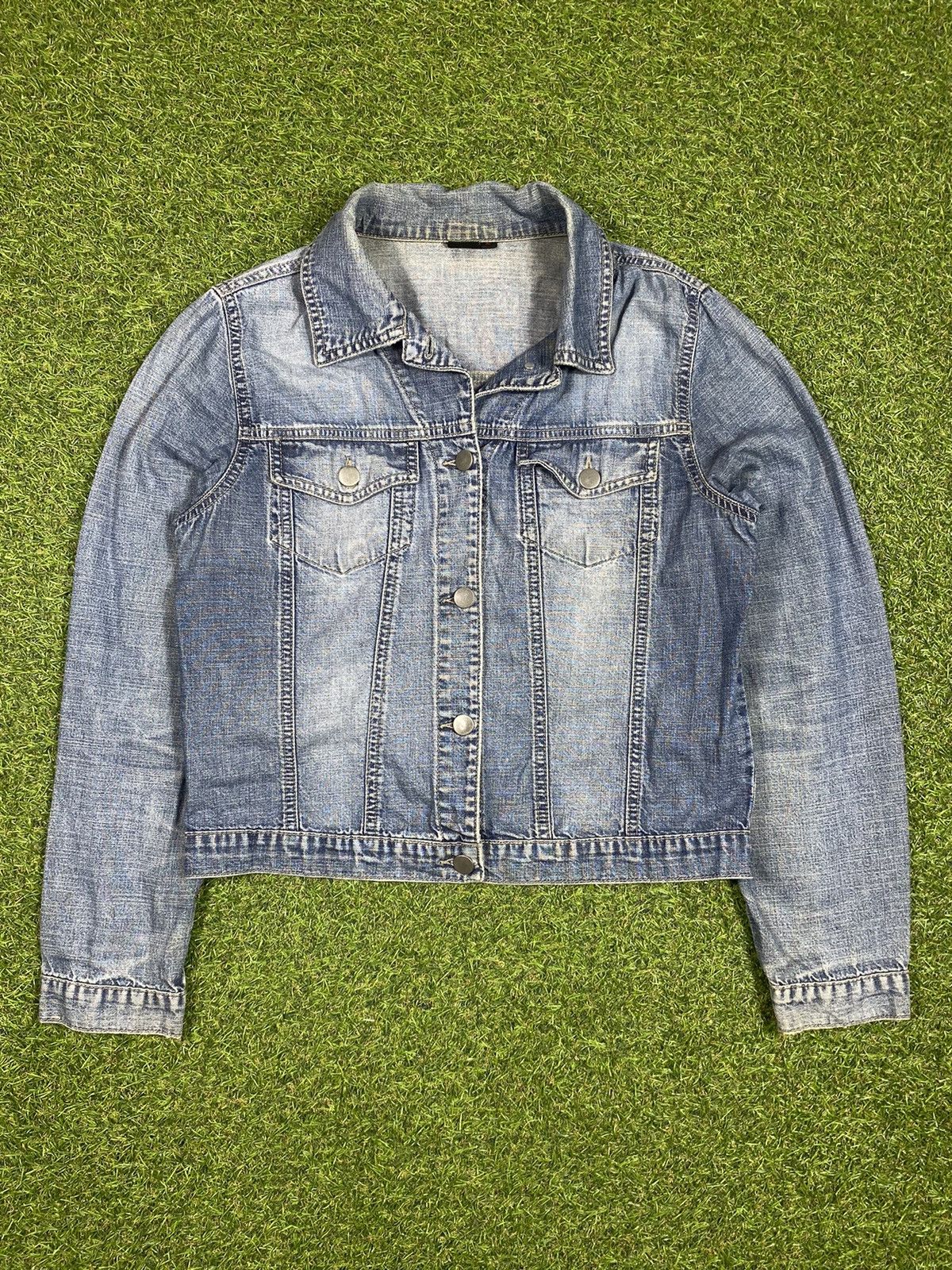 Japanese Brand × Vintage Vintage 90s Jeans jacket japanese streetwear style size M Size M / US 6-8 / IT 42-44 - 1 Thumbnail