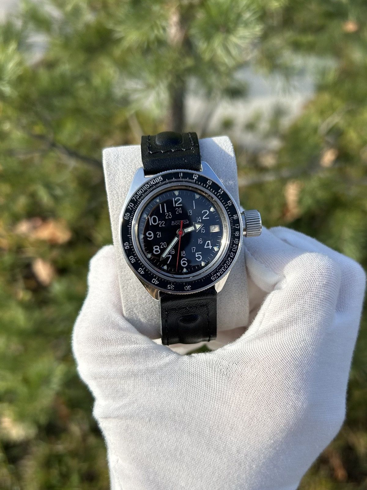 Vintage Vintage Watch Vostok Amphibia Customised Military 1990s Size ONE SIZE - 1 Thumbnail