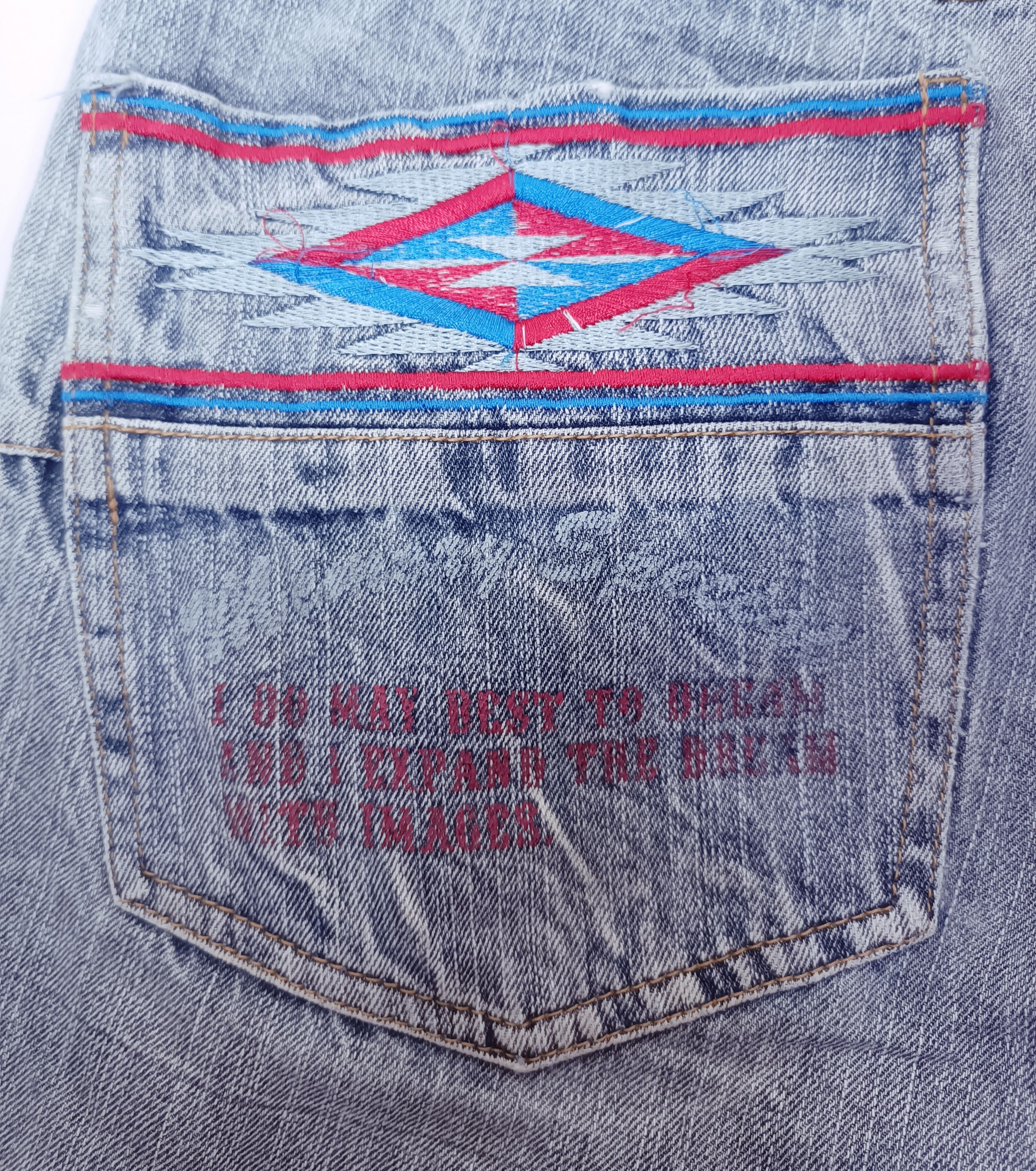 Japanese Brand Vintage Japanese Memory Special Double Waist Jeans Size US 30 / EU 46 - 12 Thumbnail