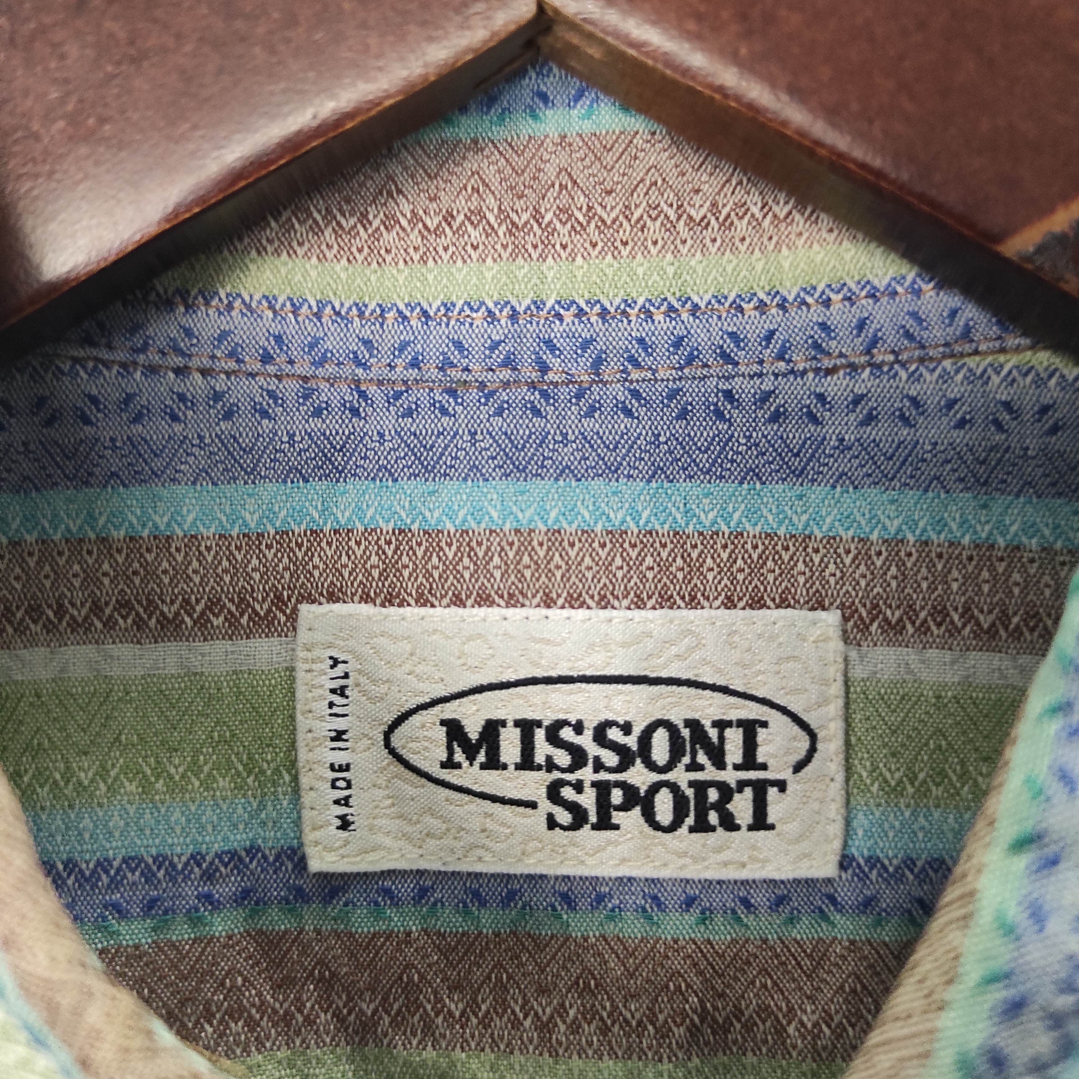 Missoni Vintage Missoni Button Up Shirts Size US L / EU 52-54 / 3 - 9 Thumbnail