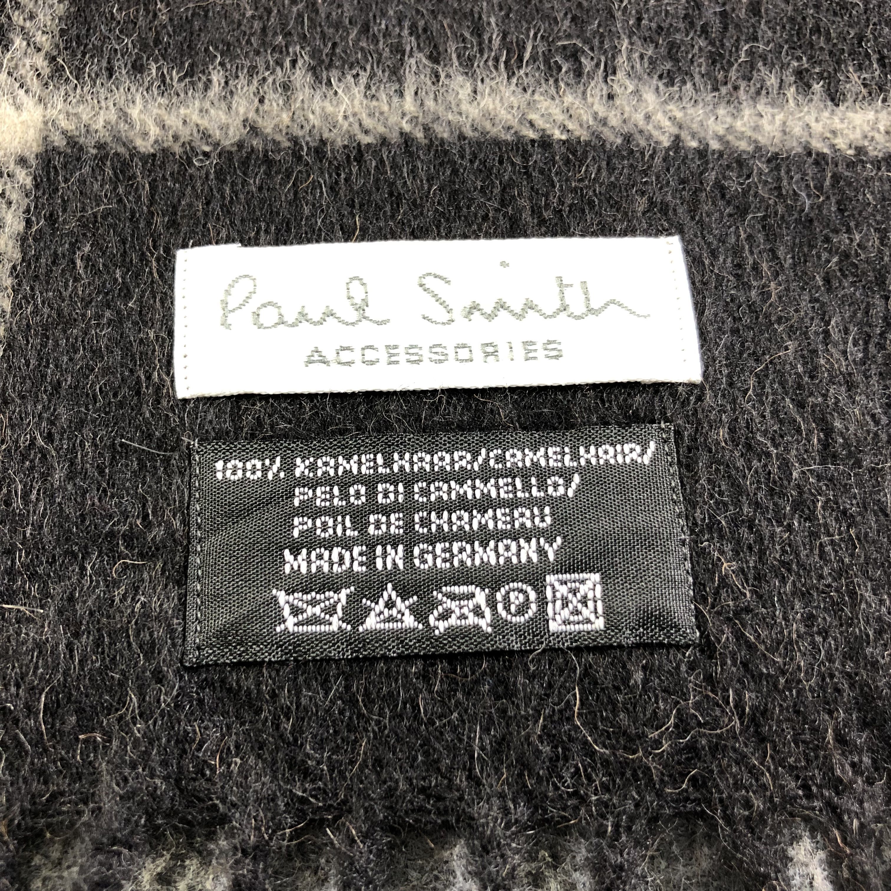 Paul Smith Paul Smith Camel Hair Tartan Scarf Muffler Neckwear V2524 Size ONE SIZE - 5 Thumbnail