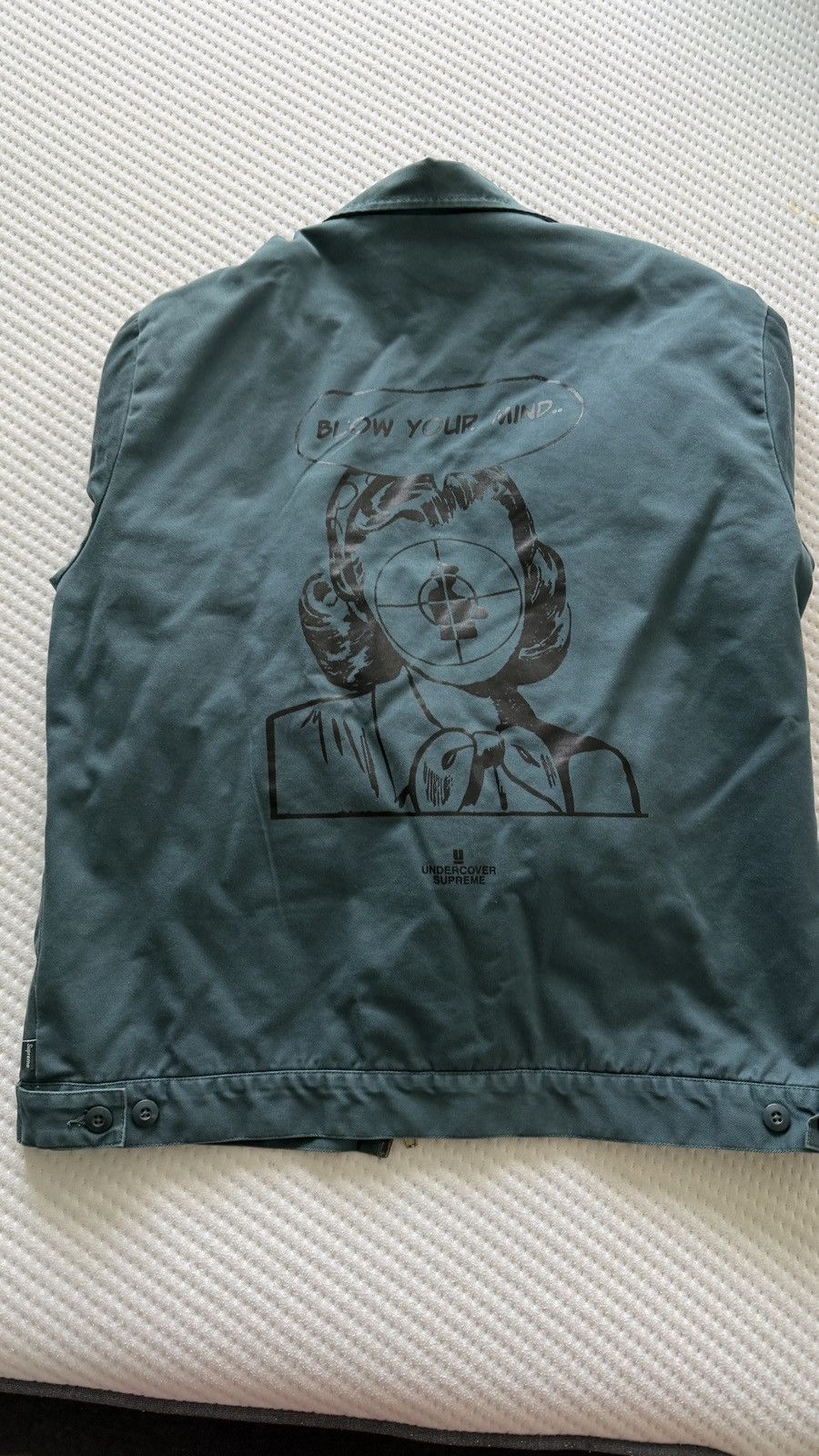 Supreme × Undercover Supreme Undercover Green Bomber Jacket Zip Men's Size L Size US L / EU 52-54 / 3 - 5 Thumbnail