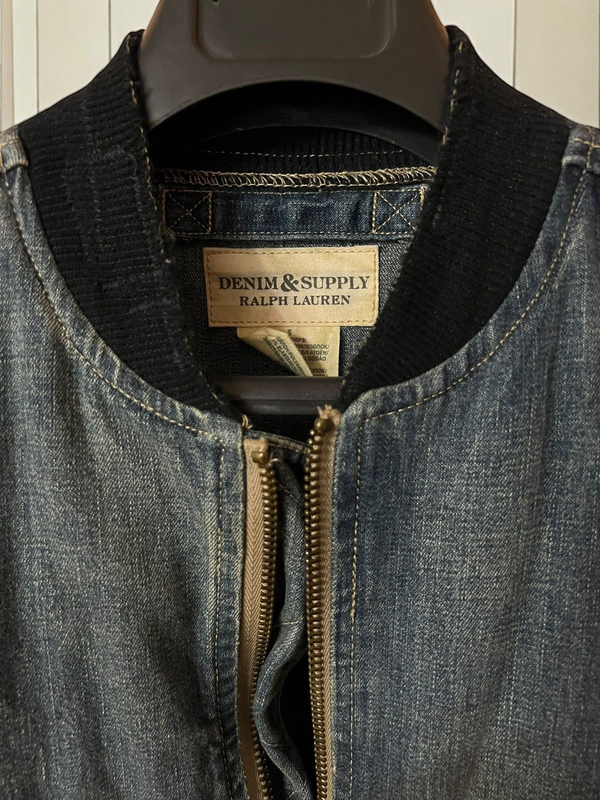 Denim & Supply Ralph Lauren × Designer × Polo Ralph Lauren Offer!🫵🏻 DENIM & SUPPLY RALPH LAUREN DENIM BOMBER JACKET MA1 Size US M / EU 48-50 / 2 - 5 Thumbnail