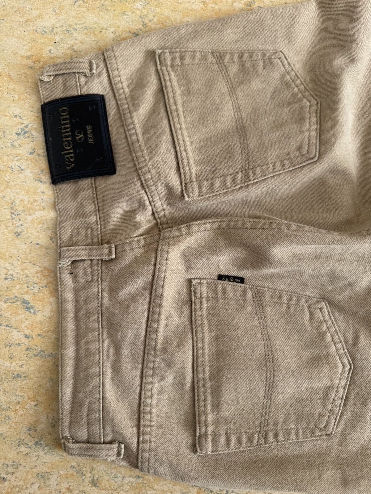 Valentino Valentino Jeans Made in Italy – Beige Denim (Size 32) Size US 32 / EU 48 - 3 Thumbnail