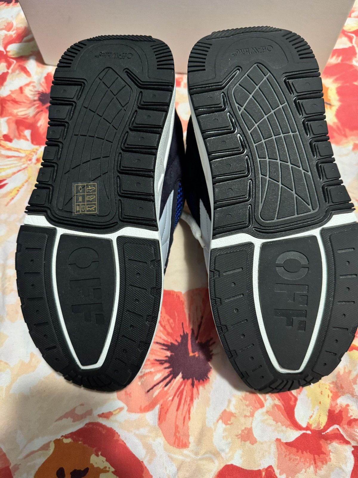 Off-White Off-White Kick Off Dark Blue Sneakers Size US 8 / EU 41 - 9 Thumbnail