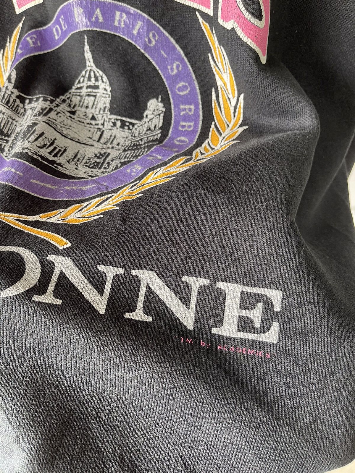 Champion × Vintage 1980s Champion Universite De Paris Sorbonne Sweatshirt Size US XL / EU 56 / 4 - 9 Thumbnail