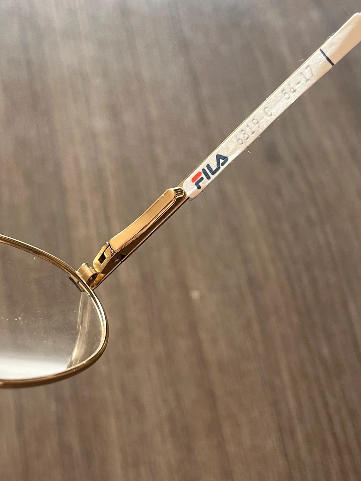 Fila FILA Eyeglass Frames Demo Lens Deadstock 6819 C 54-17 1980's Size ONE SIZE - 8 Thumbnail