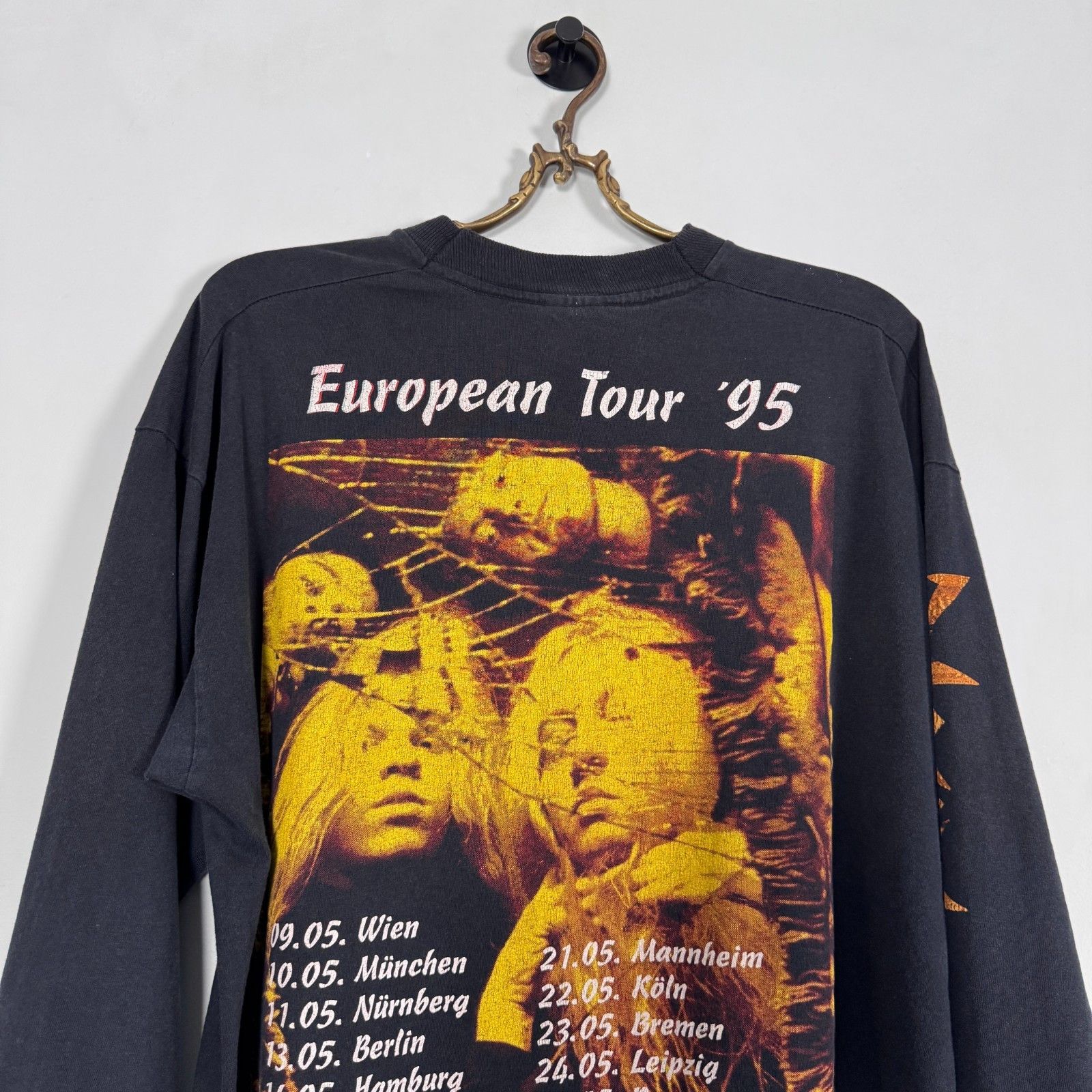 Band Tees RARE Nevermore Band 1995 Tour Longsleeve T-Shirt Metal VTG Size US XL / EU 56 / 4 - 15 Thumbnail