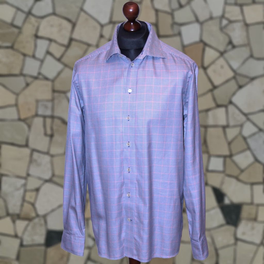 Eton Eton Dress Shirt Mens Size 42 16 1/2 Multicoloured Regular Business-Regular Collar Size US XL / EU 56 / 4 - 1 Thumbnail