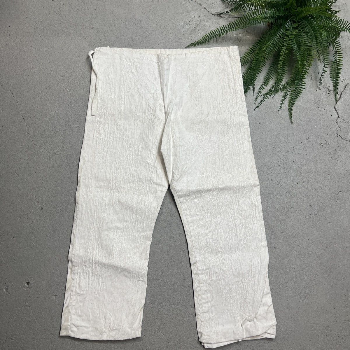 Kanye West Yeezy Kanye West Wyoming Sample Painted Pants 1 1 Grailed