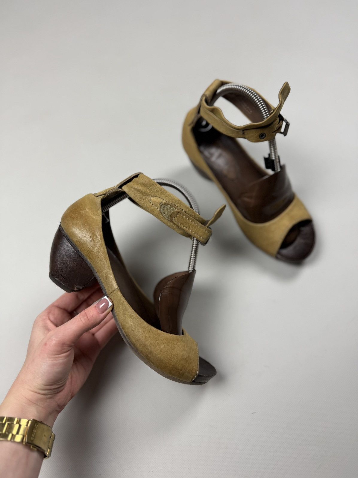 A.S.98 A.S. 98 Airstep Ladies Leather Avant-Garde Heels Shoes Size US 6 / IT 36 - 4 Thumbnail