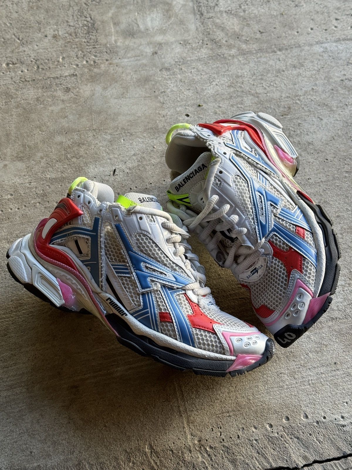 Balenciaga Balenciaga Runner Multicolour Size US 7 / EU 40 - 2 Thumbnail