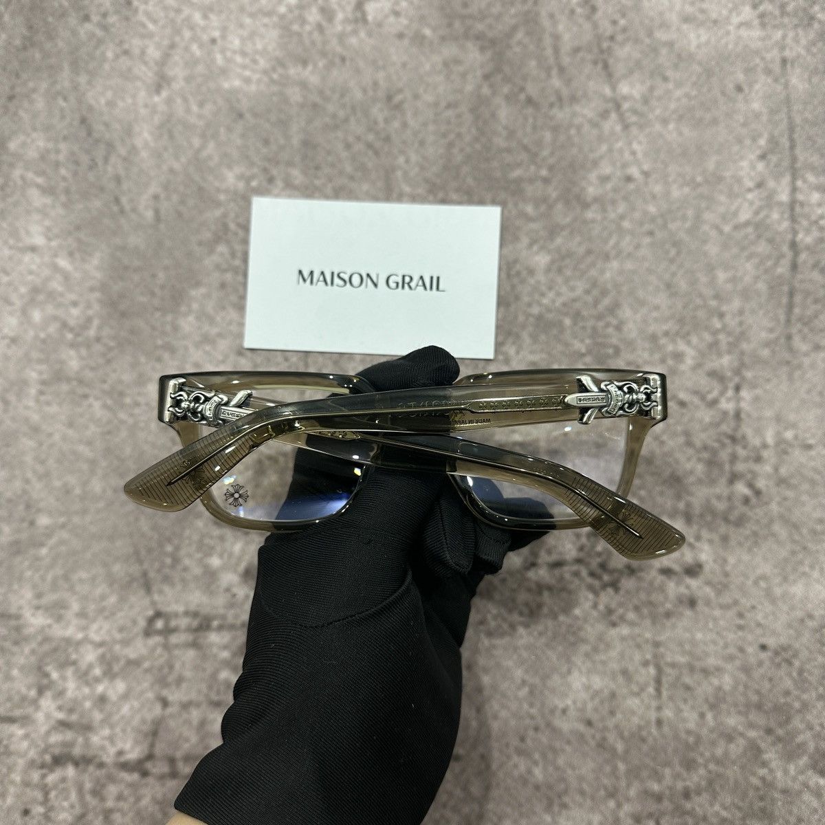 Chrome Hearts CHROME HEARTS VAGILLIONAIRE II ARMY EYEWEAR Size ONE SIZE - 8 Thumbnail
