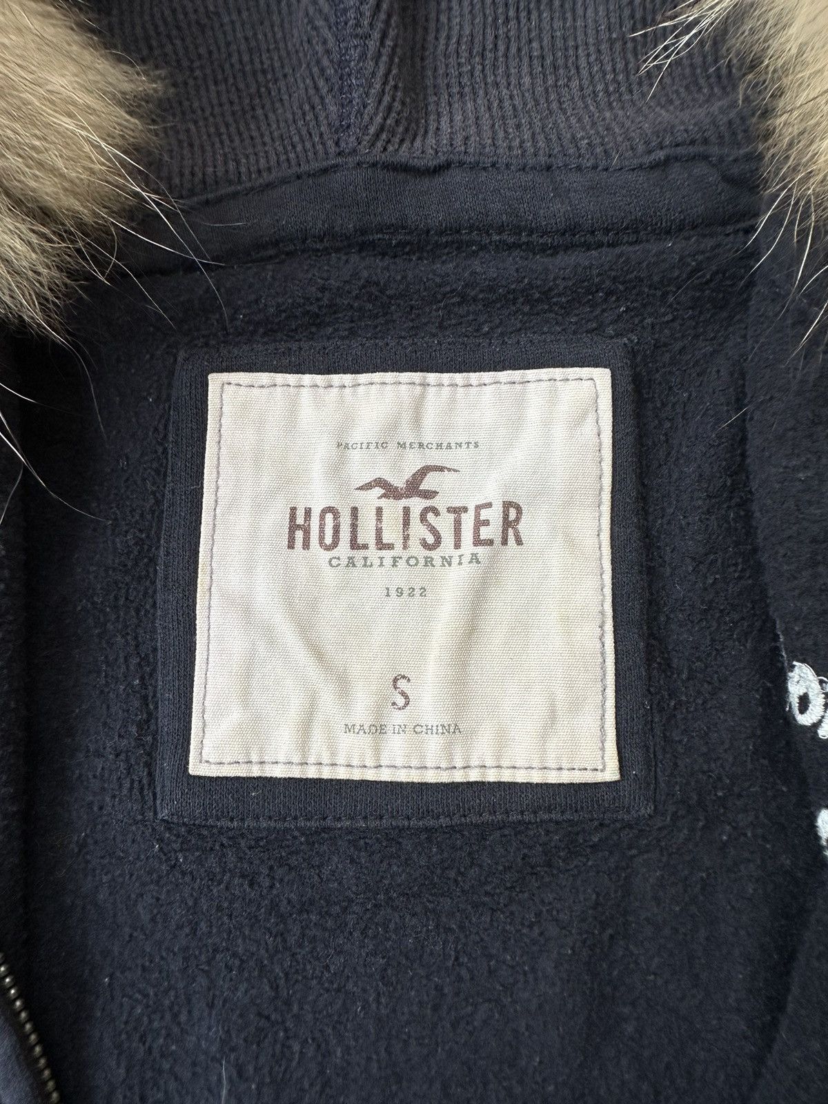 Hollister CRAZY FADED HOLLISTER DISTRESSED ZIP FUR HOODIE LGB STYLE Size XS / US 0-2 / IT 36-38 - 7 Thumbnail