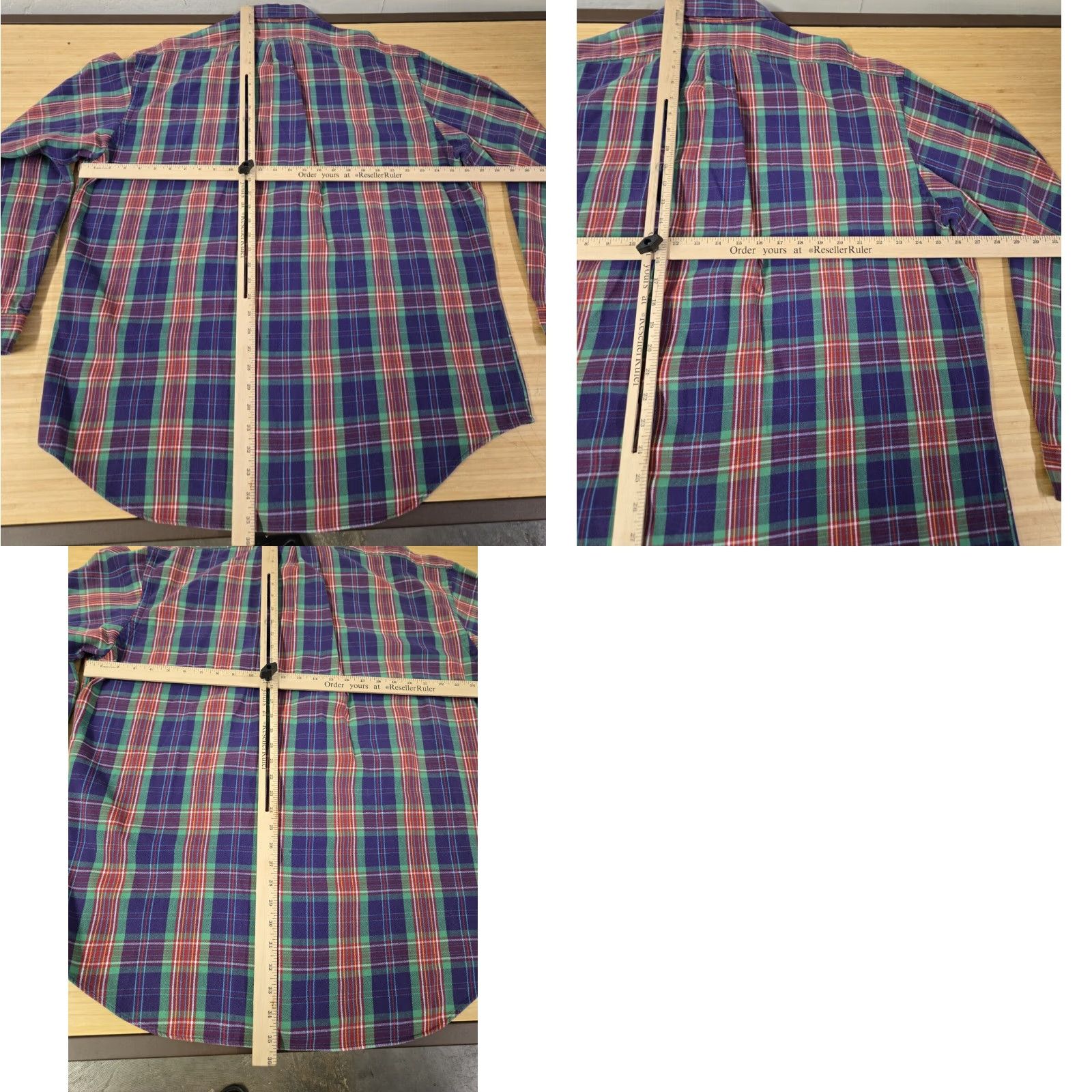 Polo Ralph Lauren Polo Ralph Lauren Shirt Men XL Purple Long Sleeve Plaid Button-Down Collar Knit Cotton Embroidered Logo Classic Size US XL / EU 56 / 4 - 8 Thumbnail