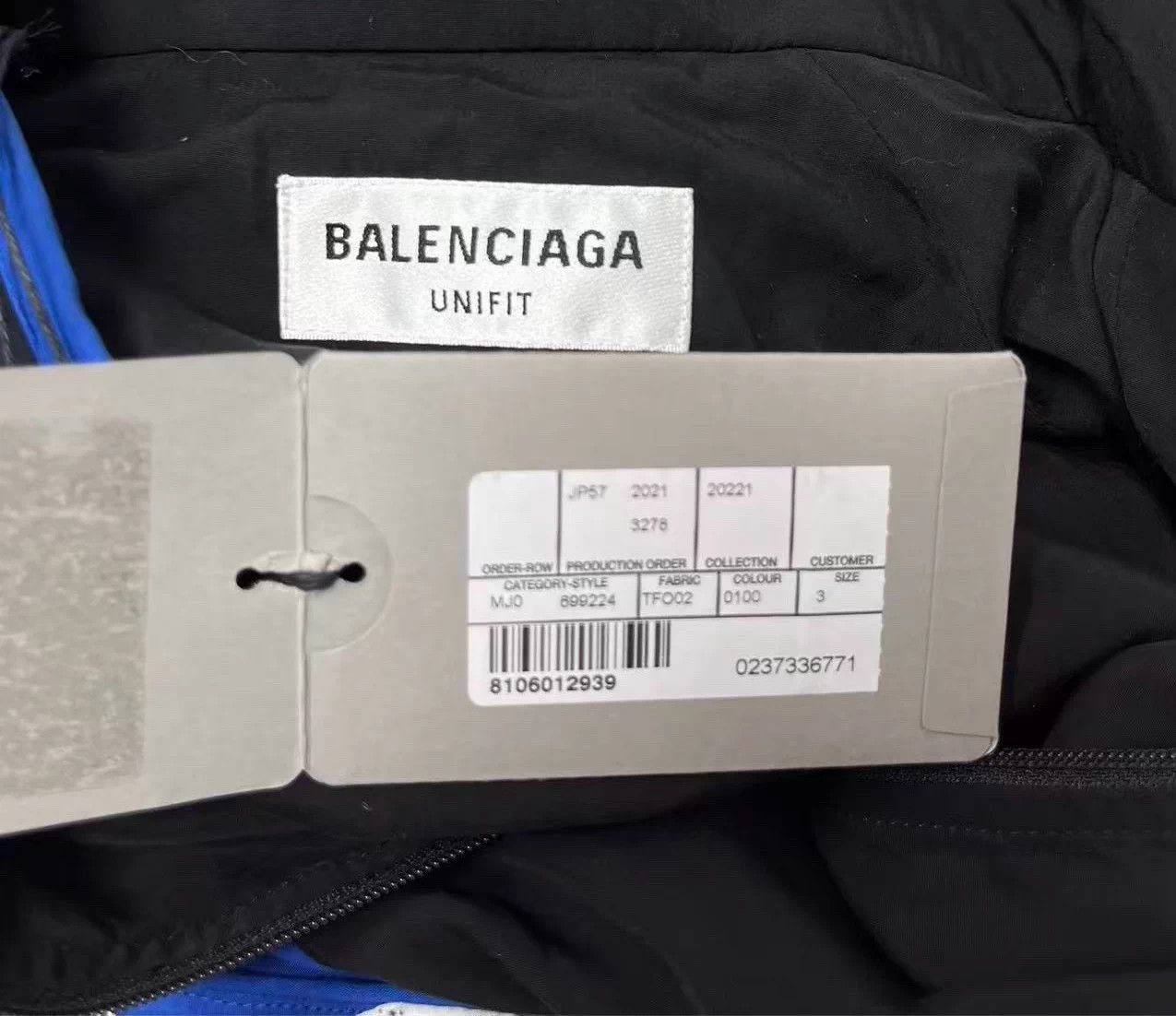 Balenciaga Balenciaga Logo Colorblocked Jacket Women's Black Size L / US 10 / IT 46 - 5 Thumbnail
