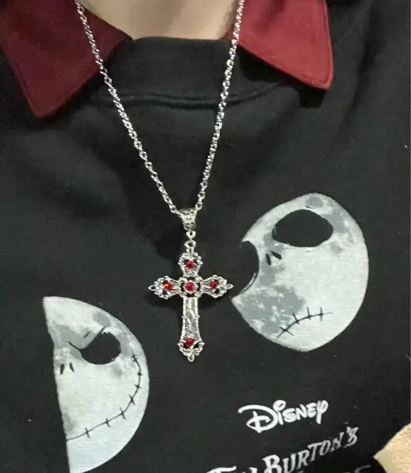 Jewelry Katsuragi x Kino Gothic Crucifix Pendant Necklace Size ONE SIZE - 7 Thumbnail