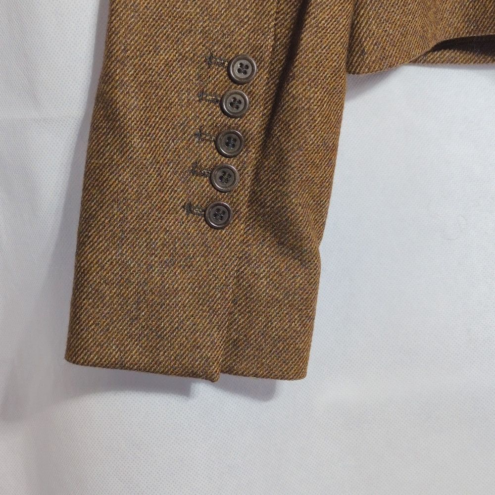 Bcbgmaxazria BCBG Maxazria Marilyn Sz S Tweed Women's Brown Blazer Jacke Size S / US 4 / IT 40 - 6 Thumbnail