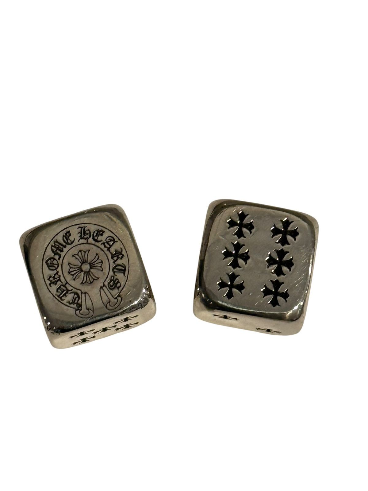 Chrome Hearts Sterling Silver Dice Set Size ONE SIZE - 6 Thumbnail