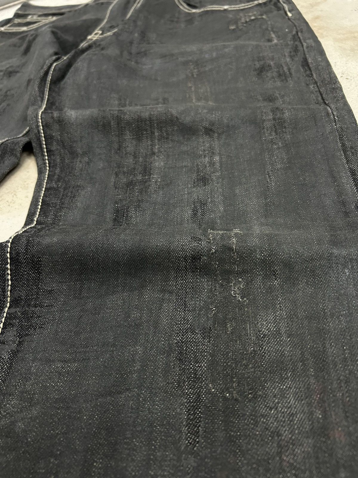20471120 × GOSTAR DE FUGA × Japanese Brand Zenstyle Lab Japan Jean Pocket Logo Crown Fire Cross Size US 36 / EU 52 - 6 Thumbnail