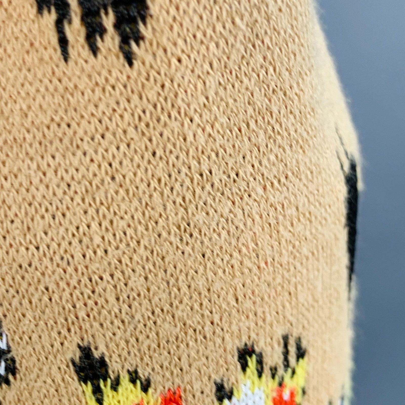 MSGM Khaki Black White Viscose Oversized Mixed Patterns Cardigan Size M / US 6-8 / IT 42-44 - 6 Thumbnail