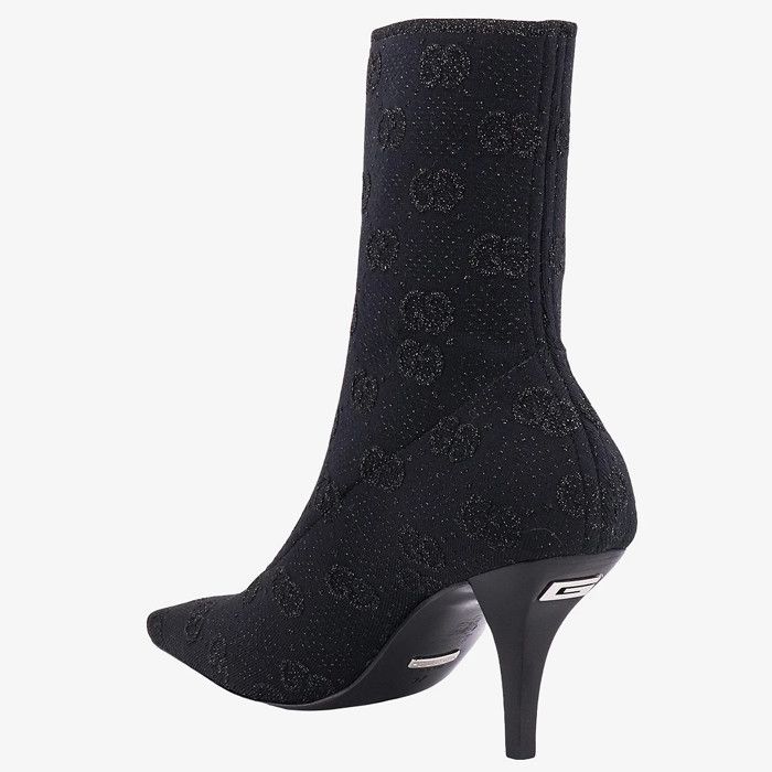 Gucci o1s1wg110125 GG Knit Ankle Boots in Black Size US 9 / IT 39 - 3 Thumbnail