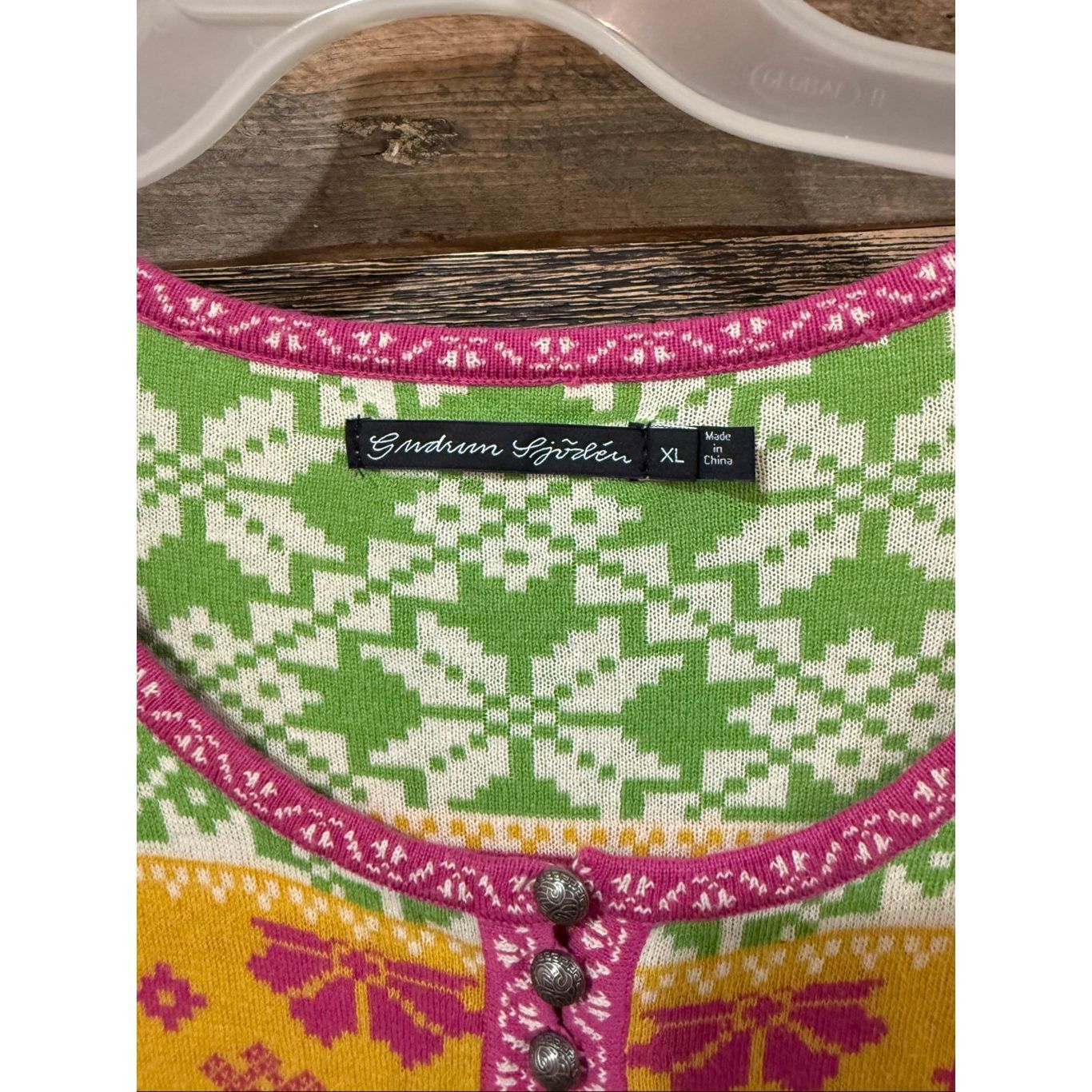Guru Gudrun Sjoden colorful cardigan size XL Size XL / US 12-14 / IT 48-50 - 3 Thumbnail