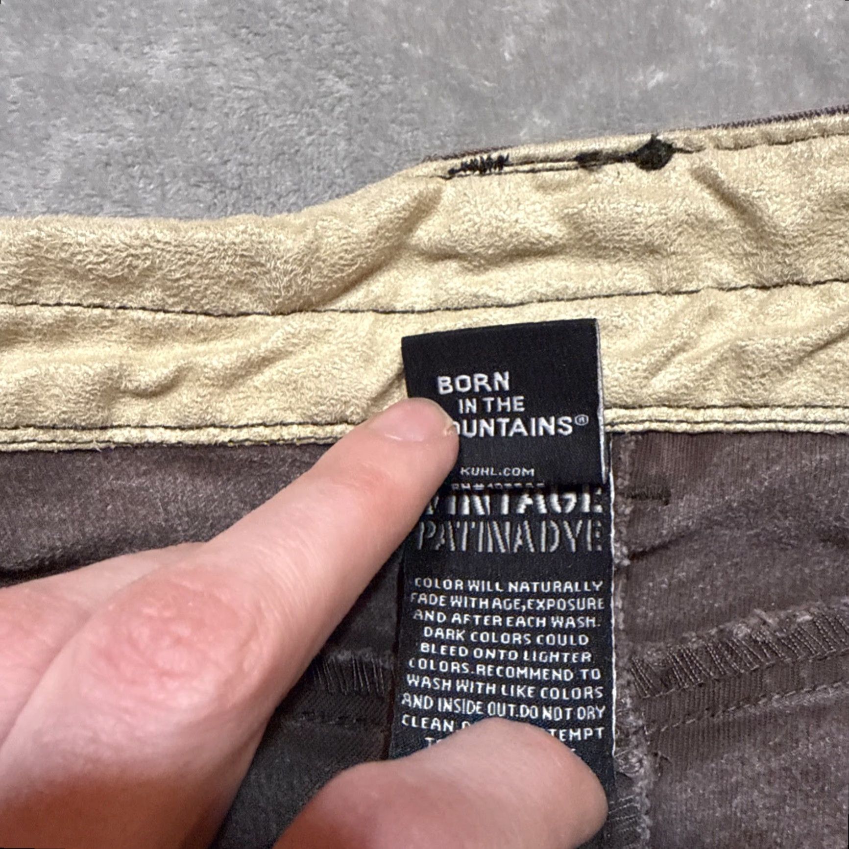 Vintage VINTAGE KÜHL Rydr Pants Mens 34x30 Brown Canvas Patina Dye Hiking Outdoors Regular Mens) Size US 34 / EU 50 - 4 Thumbnail