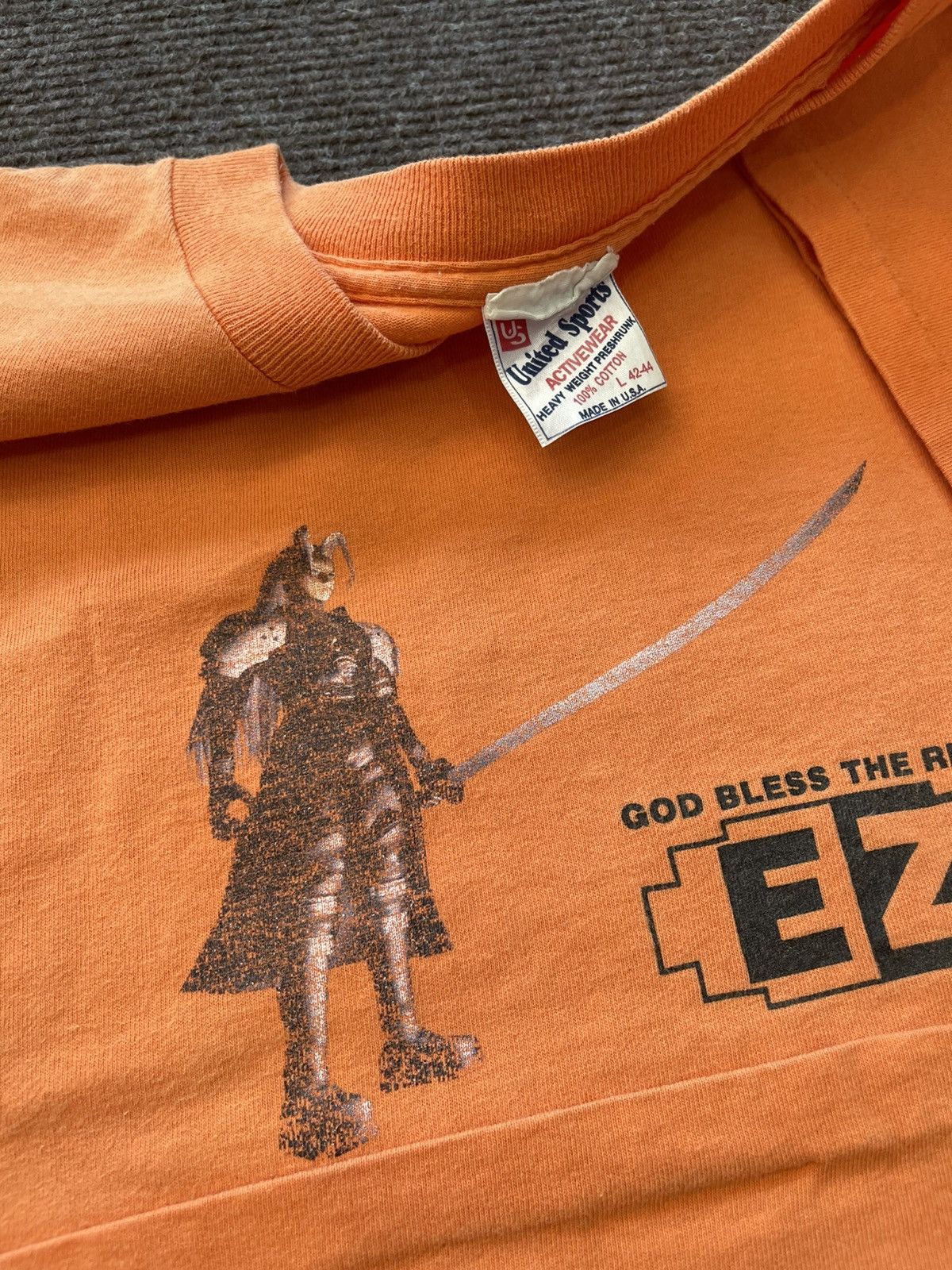 Playstation Rare PlayStation 1 Game Ehrgeiz: God Bless the Ring Shirt L. Size US L / EU 52-54 / 3 - 3 Thumbnail