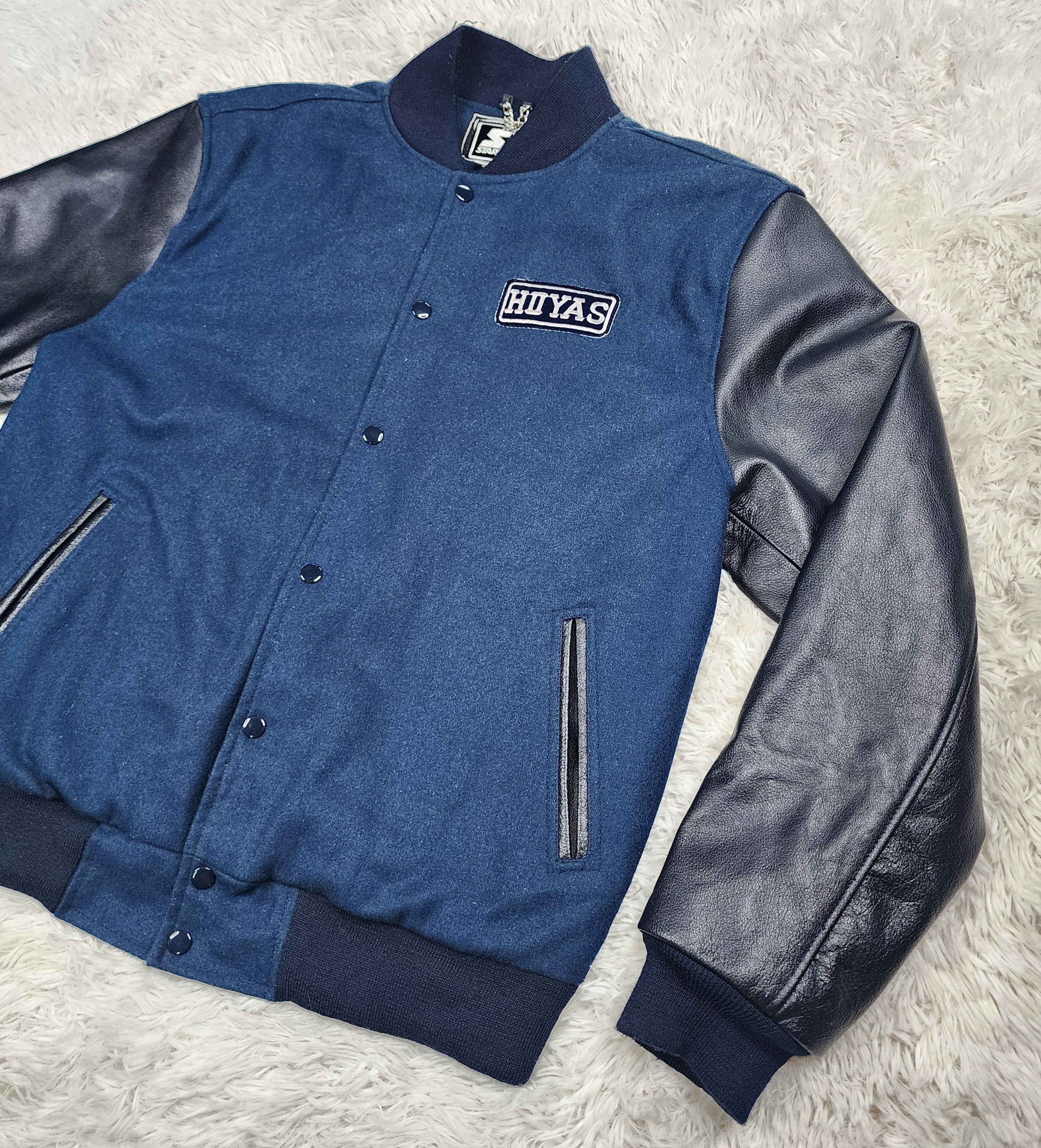 Starter Vintage Starter Georgetown hoyas vasity jacket Size US L / EU 52-54 / 3 - 6 Thumbnail