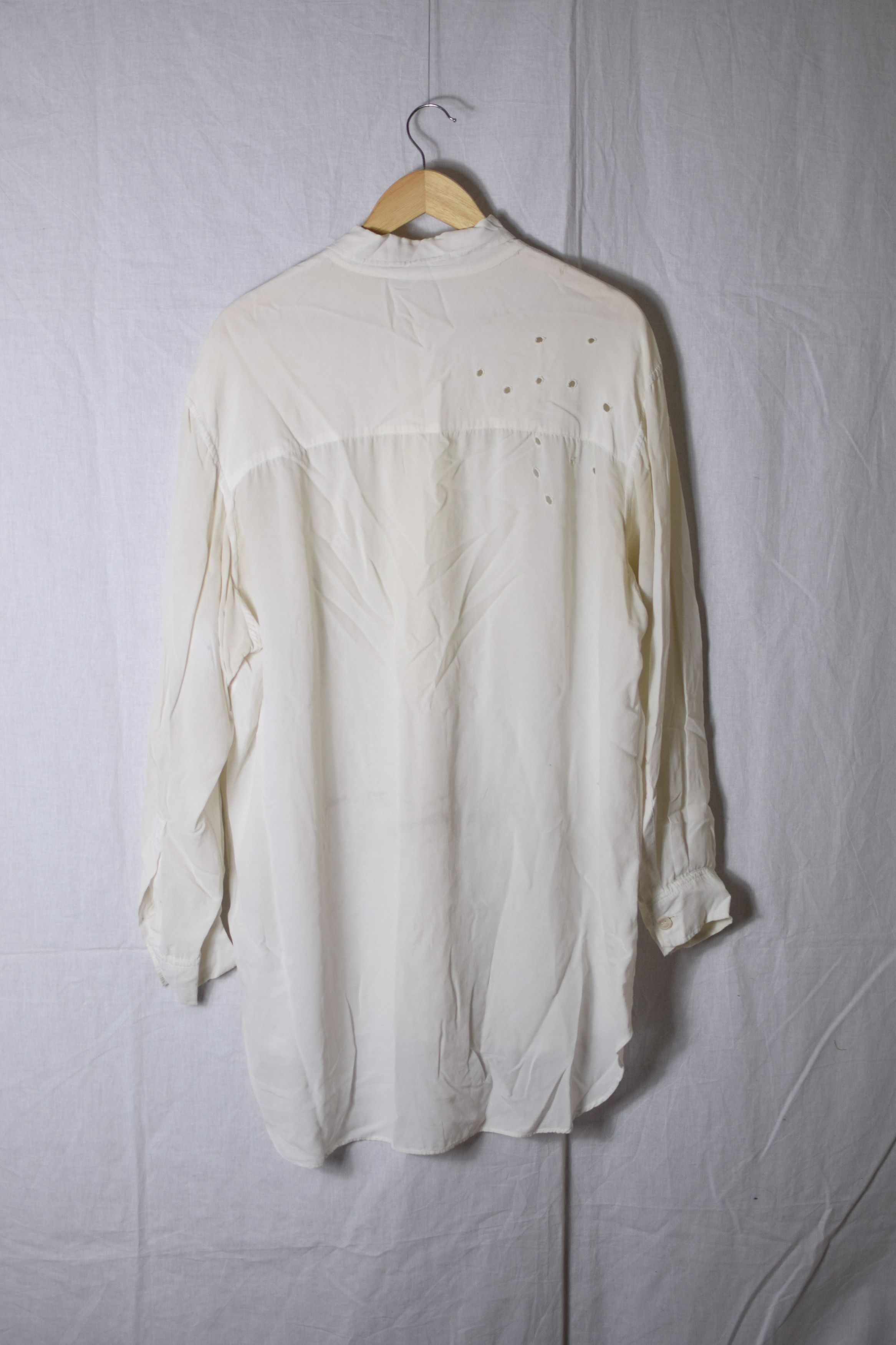 Yohji Yamamoto YYPH SS92 Archive Hole Shirt Size US L / EU 52-54 / 3 - 3 Thumbnail