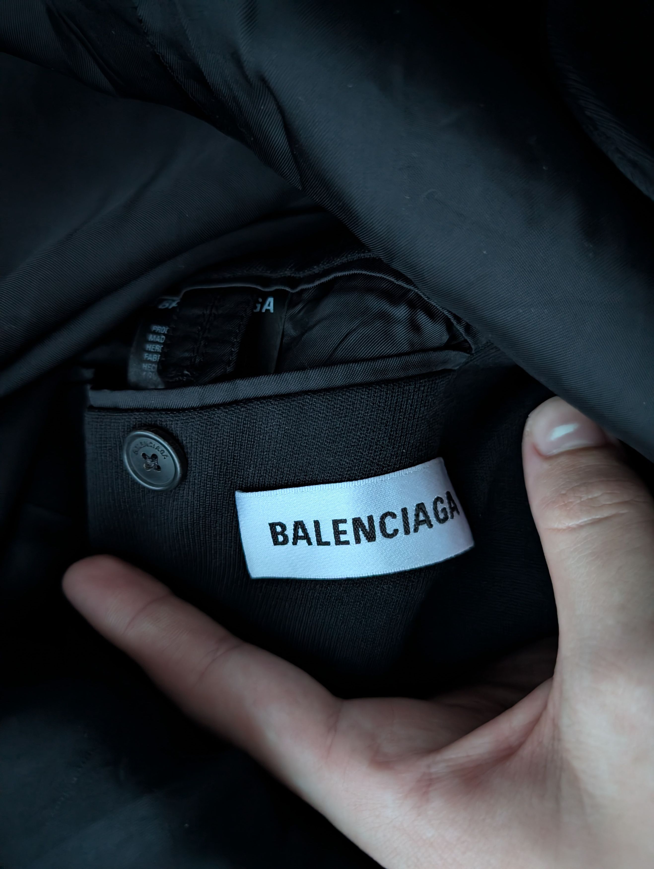 Balenciaga balenciaga black blazer Size 38R - 4 Thumbnail