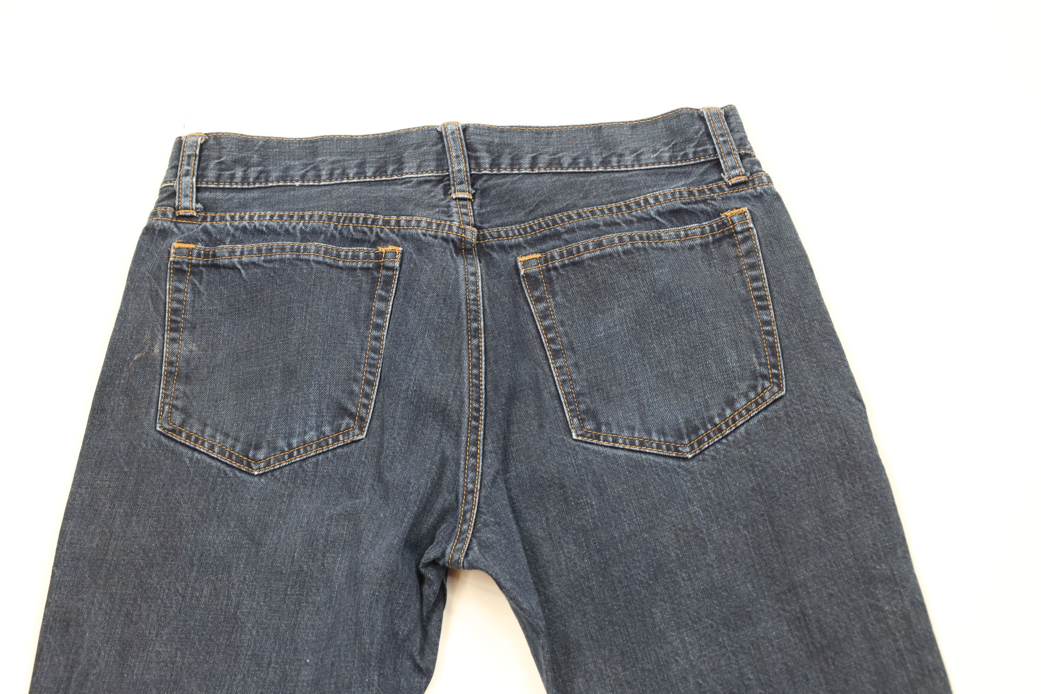 J.Crew J Crew Slim Fit Straight Leg Denim Jeans Indigo Dark Wash Size US 30 / EU 46 - 11 Thumbnail