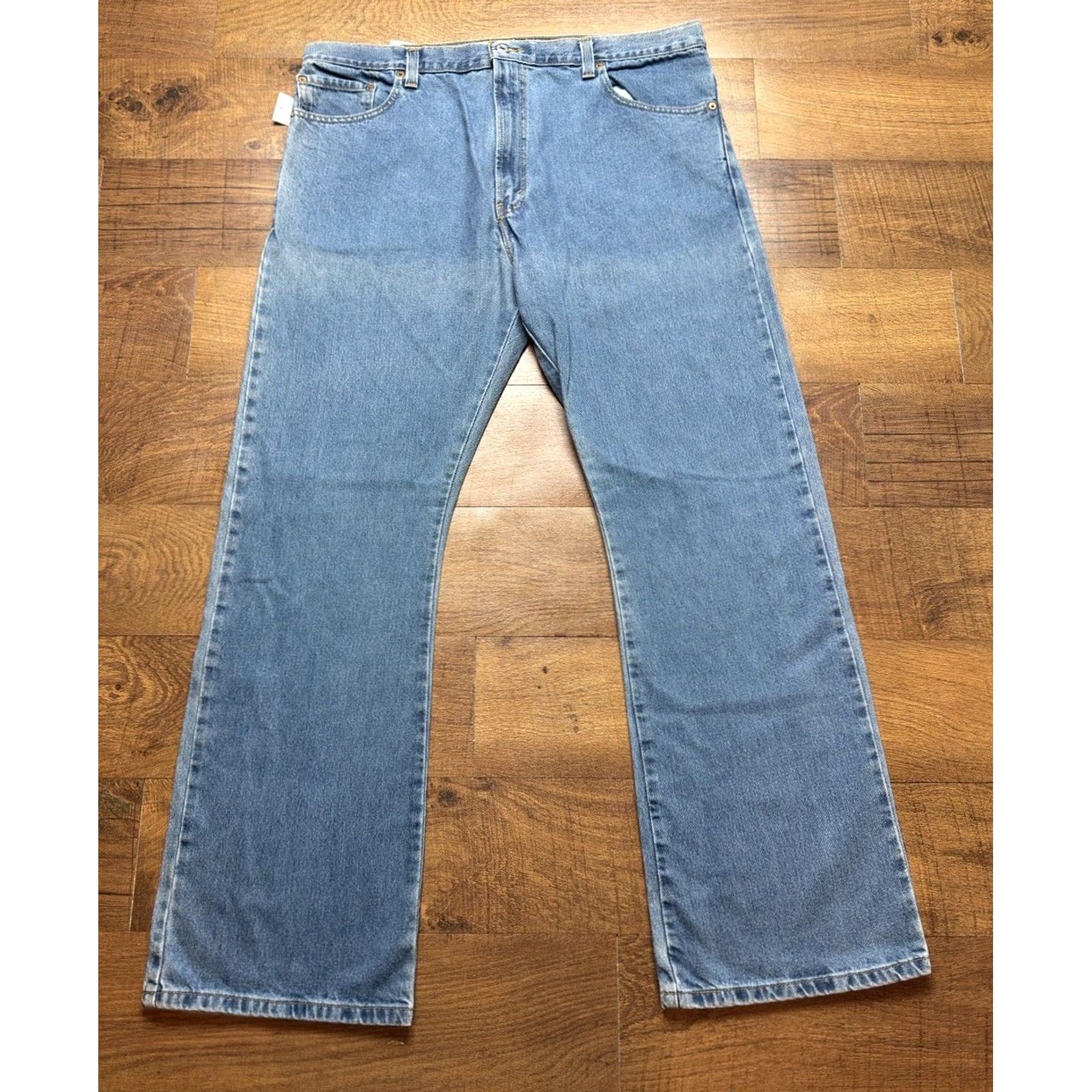 Levi's VINTAGE Levi's 517 Jeans Mens 40x32 Blue Bootcut Western Y2K NWT Size US 40 / EU 56 - 3 Thumbnail