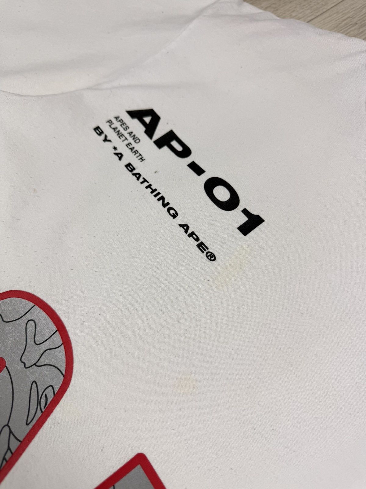 Aape Aape by A Bathing Ape Graphic Print Crew Neck T-Shirt Size L Size US L / EU 52-54 / 3 - 7 Thumbnail