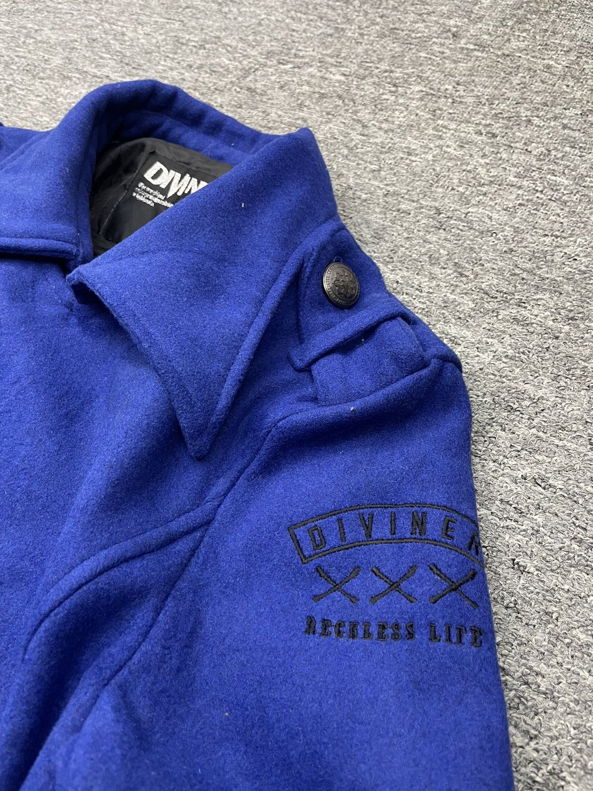 If Six Was Nine × Le Grande Bleu (L.G.B.) Vintage Diviner Japan Double Collar biker Jacket Size US M / EU 48-50 / 2 - 5 Thumbnail