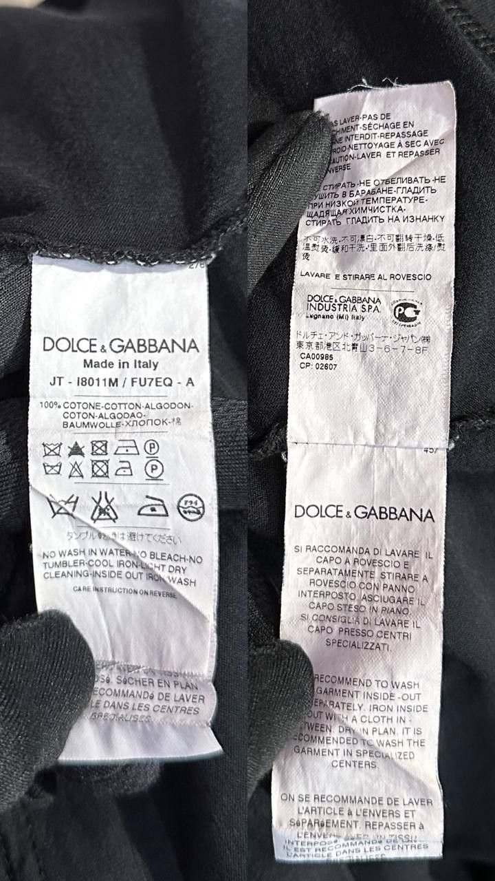 Dolce & Gabbana Dolce&Gabbana Classic basic Womens t shirt V-Neck Top Size M / US 6-8 / IT 42-44 - 10 Thumbnail