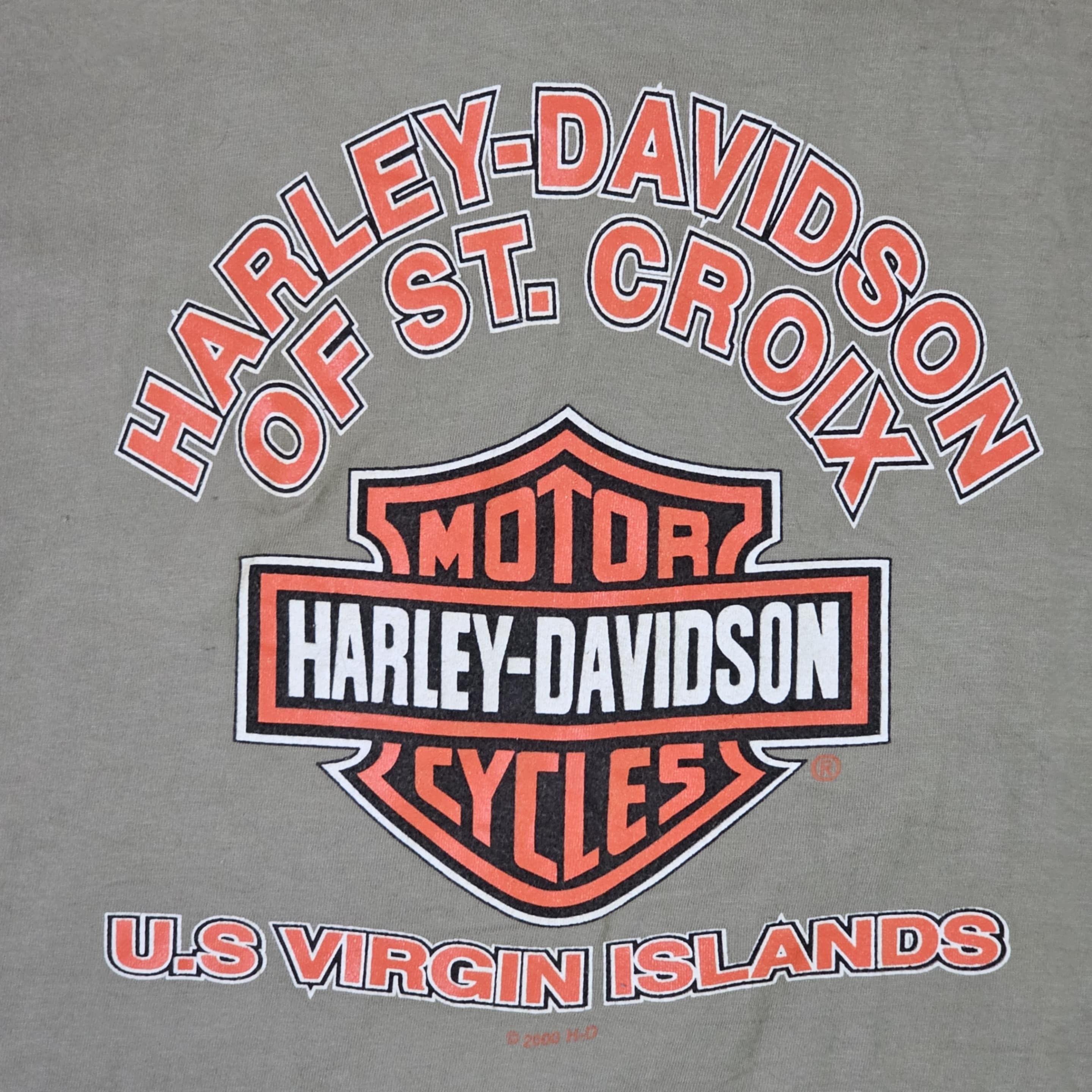 Harley Davidson Harley Davidson Vintage Y2K Virgin Islands T-Shirt Size US XL / EU 56 / 4 - 7 Thumbnail