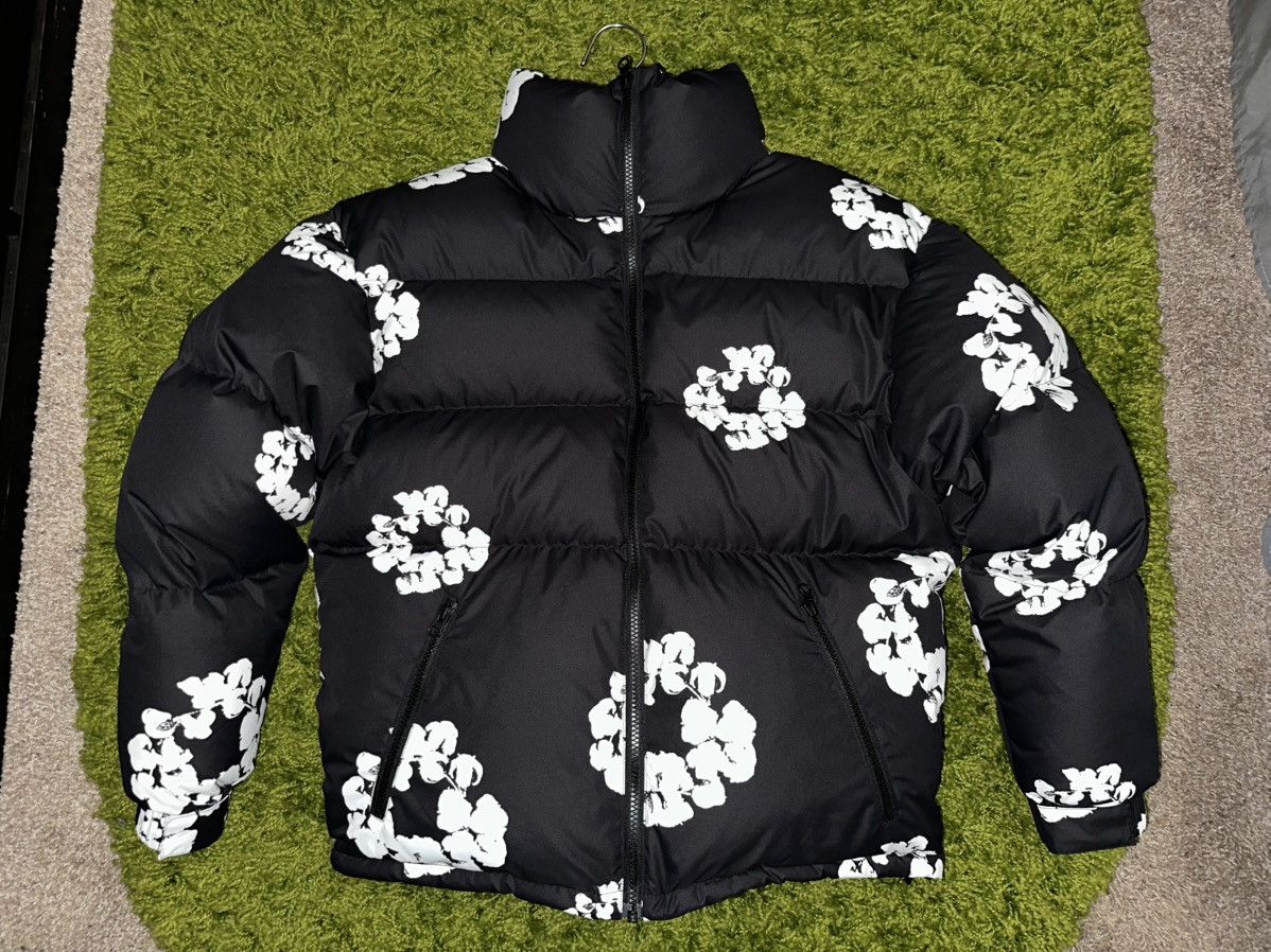 DENIM TEARS Denim Tears Cotton Wreath Puffer Jacket | Grailed