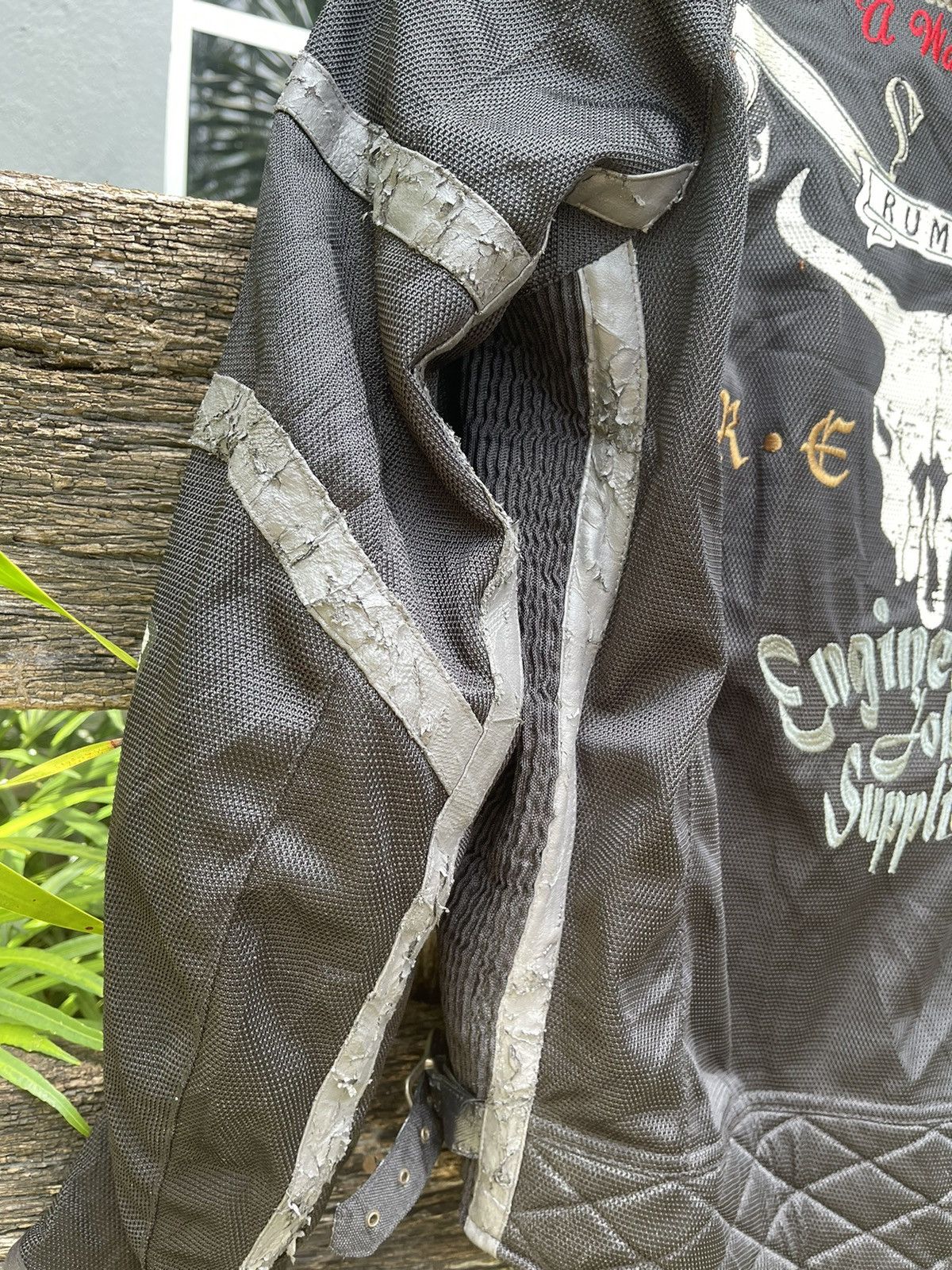 Vintage The Rumble Mesh Motorcycle Jacket California State Design Size US M / EU 48-50 / 2 - 7 Thumbnail