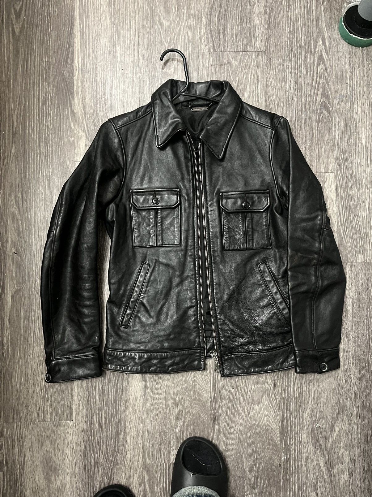 monkey time Monkey time rare vintage leather jacket Size S / US 4 / IT 40 - 1 Thumbnail